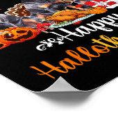 Happy Hanksmas Rottweiler Dog Halloween Chri Poster (Hoek)
