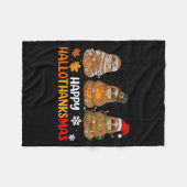 Happy Hanksmas Shirt Xmas Thanksgiving Fleece Deken (Voorkant (Horizontaal))