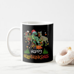 Happy Hanksmas Thanksgiving Dinosaur T-rex Koffiemok