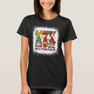 Happy Hanksmas Wine Glasses Witch Santa Hat T-shirt