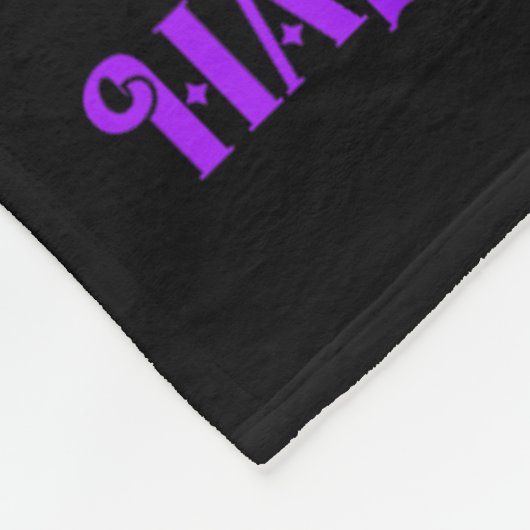 Happy Hankssmas Bigfoot Halloween Thanksgivin Fleece Deken (Hoek)