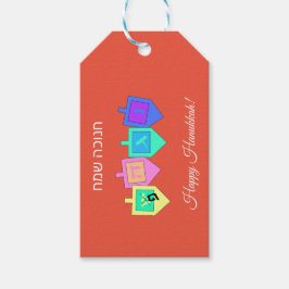 Happy Hannukah English Hebrew Cadeaulabel