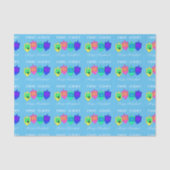 Happy Hannukah English Hebrew Tissuepapier (Voorkant)