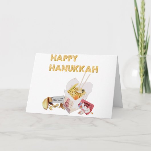 Happy Hannukah Feestdagen Kaart (Voorkant)