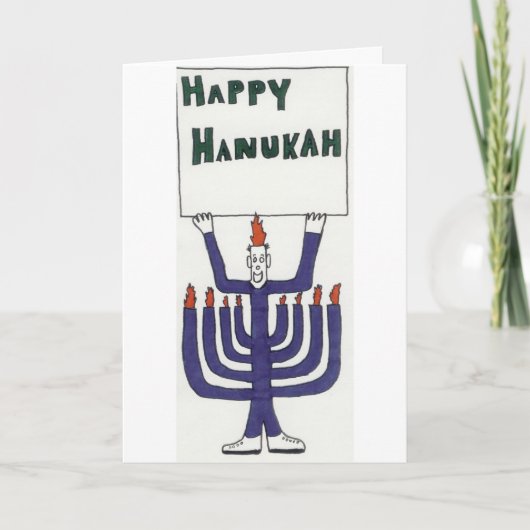 Happy Hannukah Feestdagen Kaart (Voorkant)