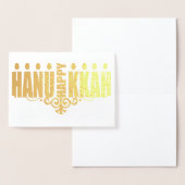 Happy Hannukah Folie Kaarten (Display)