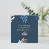 Happy Hannukah Kaart (Staand voorkant)