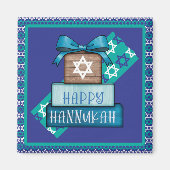 Happy Hannukah Magneet (Voorkant)