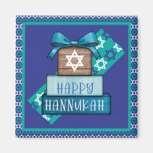 Happy Hannukah Magneet (Voorkant)