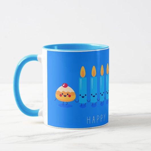 Happy Hannukah Mug Mok (Links)