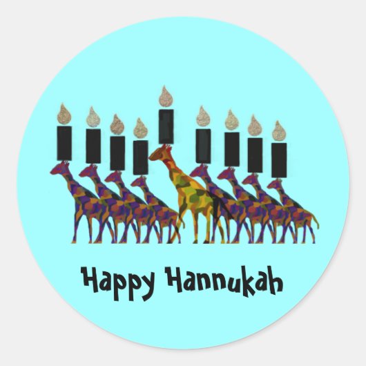 Happy Hannukah Stickers (Voorkant)