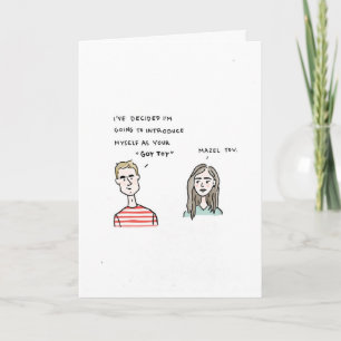 Happy Hannukah voor jou en je Goy Speelgoed Feestdagen Kaart