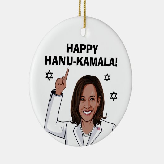 Happy Hanu-Kamala Keramisch Ornament (Rechts)