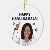 Happy Hanu-Kamala Keramisch Ornament (Links)
