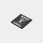 Happy Hanucat Funny Jewish Hanukkah Cat Gift Post-it® Notes (Schuin)
