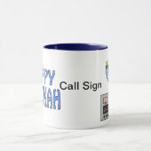 Happy Hanukah Radio Mok (Midden)