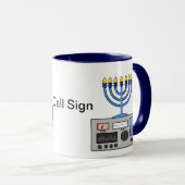 Happy Hanukah Radio Mok (Voorkant rechts)