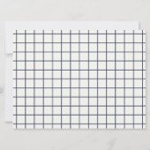 Happy Hanukkah 10 Photo Navy Blue White (Achterkant)