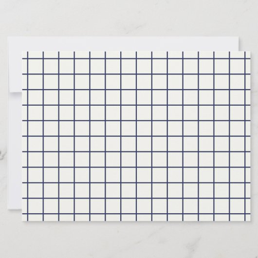 Happy Hanukkah 10 Photo Navy Blue White (Achterkant)