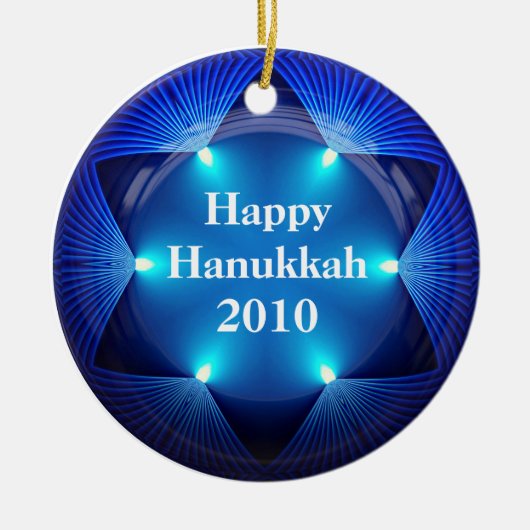Happy Hanukkah 2010 Ornament (Voorkant)