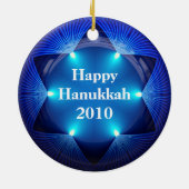 Happy Hanukkah 2010 Ornament (Achterkant)