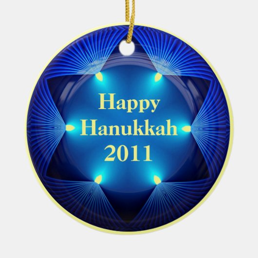 Happy Hanukkah 2011 Ornament (Voorkant)
