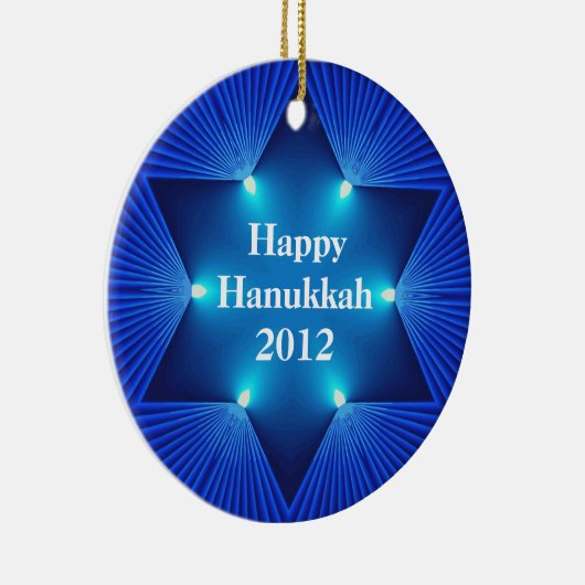 Happy Hanukkah 2012 Ornament (Rechts)