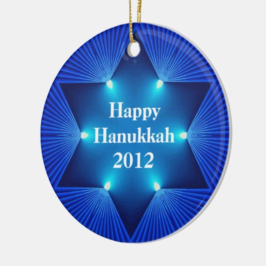 Happy Hanukkah 2012 Ornament (Links)