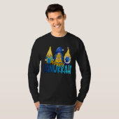 Happy Hanukkah 2022 Gnome Menorah Dreidel Ugly Chr T-shirt (Voorkant volledig)