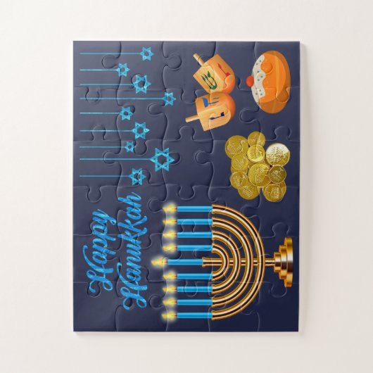 Happy Hanukkah 30 stukken Legpuzzel (Verticaal)