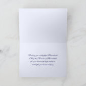 Happy Hanukkah. Aangepaste foto Feestdagen Kaart (Binnen)