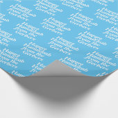 Happy Hanukkah - Aangepaste naam Cadeaupapier (Hoek)