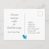 🕎 Happy Hanukkah aanpasbare teksten Briefkaart (Achterkant)