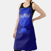 Happy Hanukkah Apron Schort (Insitu)