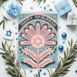 Happy Hanukkah Art Nouveau Bloom Holiday Kaart<br><div class="desc">Zoete tekening om iemand gelukkig te wensen hanukkah! Klik op "bewerken met ontwerpgereedschap" om uw eigen tekst toe te voegen. Ook beschikbaar als digitale download om direct te verzenden via e-mail of sms. Check mijn shop voor meer of laat me weten of je iets op maat wilt! Ik kan kunst...</div>