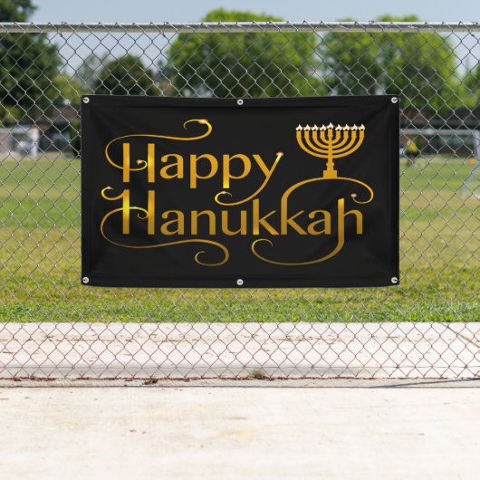 Happy Hanukkah Banner (Insitu)