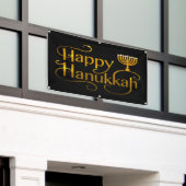 Happy Hanukkah Banner (Buitenkant Gebouw)