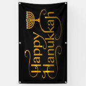 Happy Hanukkah Banner (Verticaal)