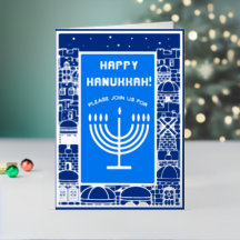 Happy Hanukkah Beauful Jewish Holiday