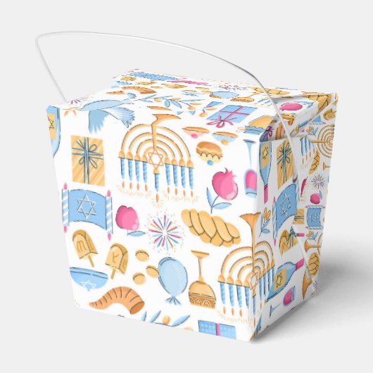 Happy Hanukkah Bedankdoosjes (Achterkant)