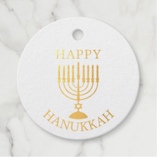 Happy Hanukkah Bedankjes Labels