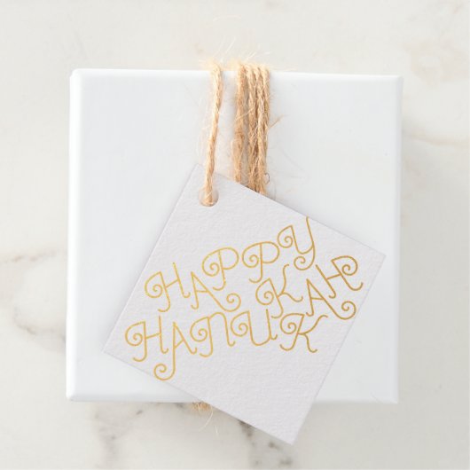 Happy Hanukkah Bedankjes Labels (Met doos)