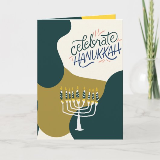 Happy Hanukkah! Bedankkaart (Voorkant)