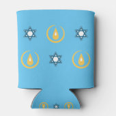 Happy Hanukkah Blikjeskoeler (Achterkant)