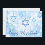 Happy Hanukkah Blue Star van David<br><div class="desc">In dit ontwerp van feestdagen staat de Star van David als decoratie met de tekst "Happy Hanukkah" in de moderne typografie. #hanukkah #chanukah #feestdagen #seizoensgebonden #festive #star #starofdavid #blauw #modern #decoration #ornament #design #design #designer #groetings #cards #greetingcards #stationery</div>