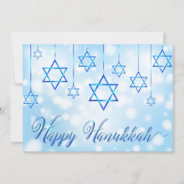 Happy Hanukkah Blue Star van David