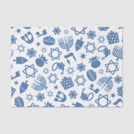 Happy Hanukkah Blue Star van David Tissue Paper Tissuepapier