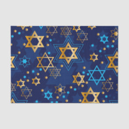 Happy Hanukkah Blue Star van David Tissue Paper Tissuepapier