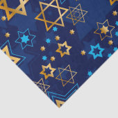 Happy Hanukkah Blue Star van David Tissue Paper Tissuepapier (Detail)