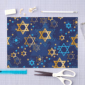 Happy Hanukkah Blue Star van David Tissue Paper Tissuepapier (Craft)